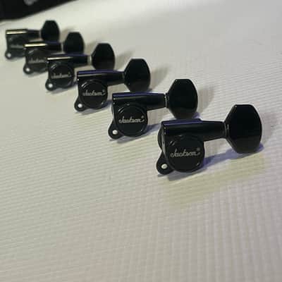 1990's Japan Jackson Professional Model Series R Logo Tuners Tuning Pegs 6 In Line image 1