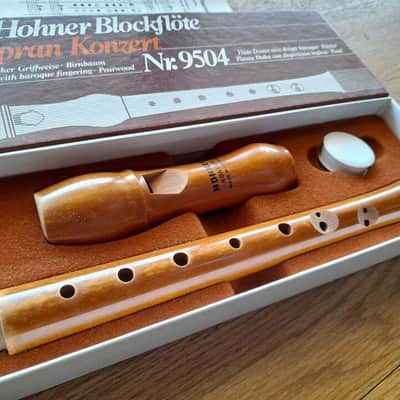 Hohner BLOCKFLOTE C - SOPRAN KONZERT RECORDER 1970s image 7