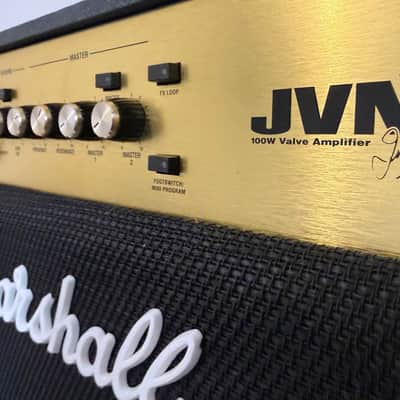 SIGNED MARSHALL JVM210C 100W 2x12 VALVE COMBO – KERRANG! AWARDS SIGNED AMP – FOOTSWITCH, COVER & HISTORY image 4