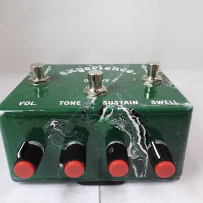Prescription Electronics Experience Octave Fuzz Effects Pedal Green Swirl w/Box image 3