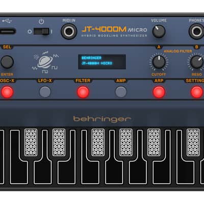 Behringer JT-4000M MICRO 4-Voice Hybrid Synthesizer image 1
