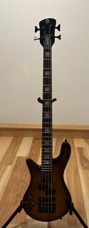 Spector Left Handed modified Euro bolt 4 2024 - Tobacco burst with roasted maple neck image 1