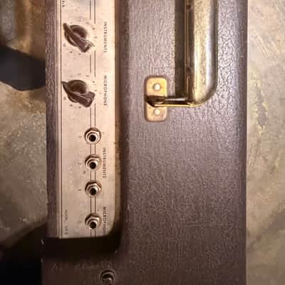 Gibson  GA-6 1957 - Black/Brown and Gold image 5