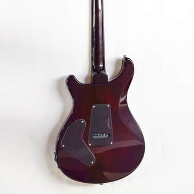 PRS SE Custom 24 Semi-Hollow Piezo - Orange Tiger Smokeburst image 10