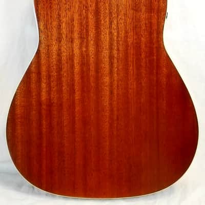 Yamaha FG-TA TransAcoustic Dreadnaught Guitar; Solid Spruce Top, Mahogany B/S, Vintage Tint image 10