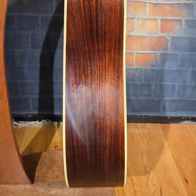 Vintage Japan 1970s S. Yairi 9110 SYairi Dreadnought Acoustic Natural - Top Splice Repair & GREAT Sound! image 12