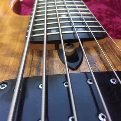 Beautiful Wal MK3 6-String Bass - Shedua Facings, Mahogany core, Indian Ebony fretboard - NICE! image 8