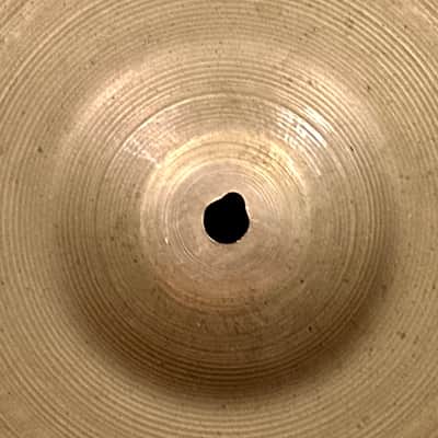 14" Zildjian A 1940s 1st Stamp / 2nd Stamp / Pre-Trans Stamp Small Crash / Hi-Hat Single Cymbal 626g *Video Demo* image 5