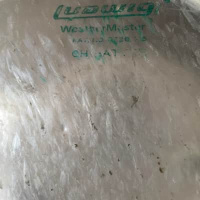 Ludwig Tom Vistalite Pattern E  Mid 70’s - Black & White Swirl image 10