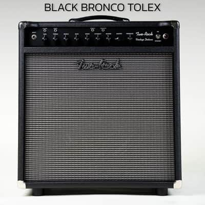 Two-Rock Vintage Deluxe 40W Combo, 230V - Black Bronco, Vintage Silver Grill image 1