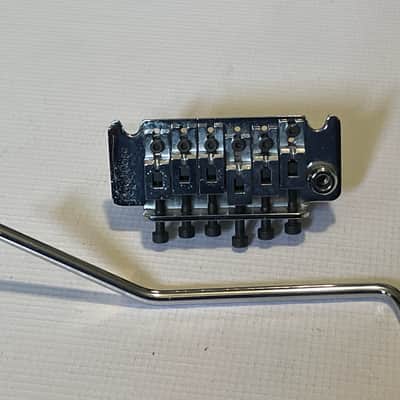 1984 Original German Made Chrome NFT Non-Fine Floyd Rose Guitar Tremolo Bridge Vibrato & Arm Only