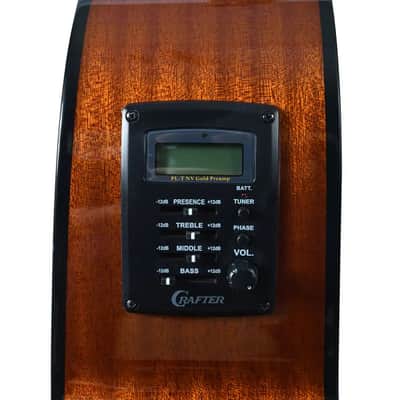 Crafter HJ250-CE-N Jumbo Cutaway Acoustic-Electric Guitar image 6