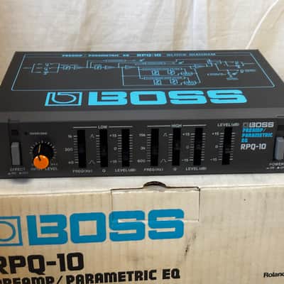 BOSS RPQ-10 PREAMP PARAMETRIC EQ Vintage half - rack w/ box image 2