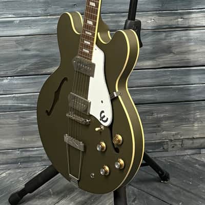 Epiphone Casino Worn 2020 - 2025 - Worn Olive Drab image 5
