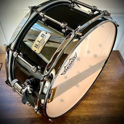 TAMA LMB1465MMB 14x6.5” S.L.P. Power Maple Snare Drum in Midnight Mapa Burl Finish image 10