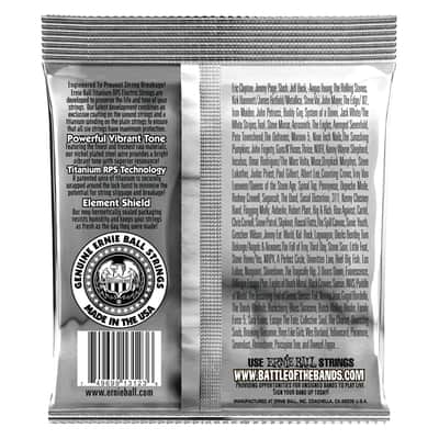 Ernie Ball 3123 Super Slinky Coated Titanium RPS Electric Guitar Strings image 2