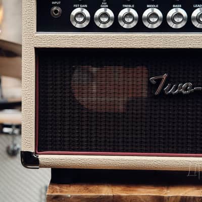Two Rock TS 1 100 Watt Head and 2x12 Vertical Cabinet - Blonde & Oxblood! image 5