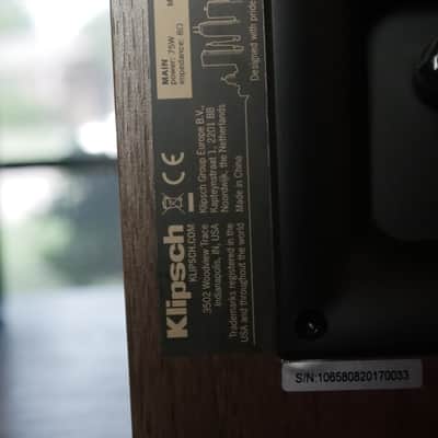 Klipsch RP-500M Bookshelf Speakers; Walnut Pair; RP500M image 8