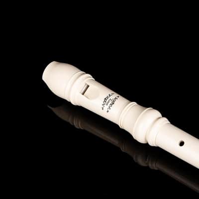 Glory Soprano Recorder Instrument For Kids Beginner, German Fingering C Key Recorder Instrument,Beige image 6