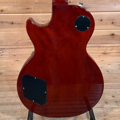 Epiphone Les Paul Standard 50's Figured Electric Guitar - Washed Cherry Sunburst image 4