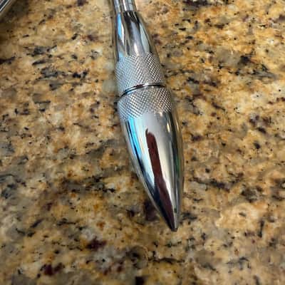 Ayotte Gull Wing Bass Drum Spurs 1998 VGC Chrome image 5