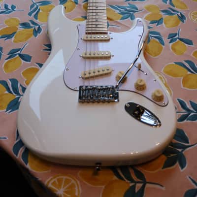 Hendrix reverse neck Stratocaster Olympic white 1 off custom model image 7