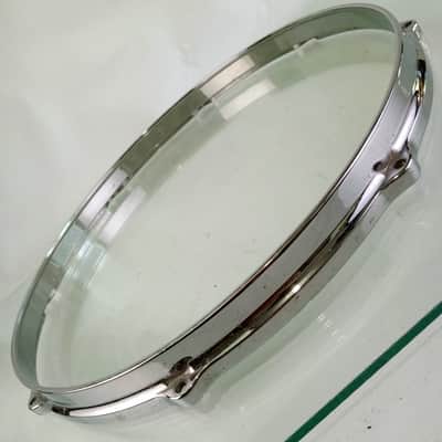 Gretsch 15" Die-Cast Snare/Tom Drum Batter Rim/Hoop Chrome 8-Lug USA Vintage 60s image 3