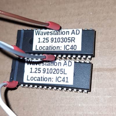 Latest OS ROM Set For Korg Wavestation A/D Version 1.25 ROMs AD Upgrade Kit