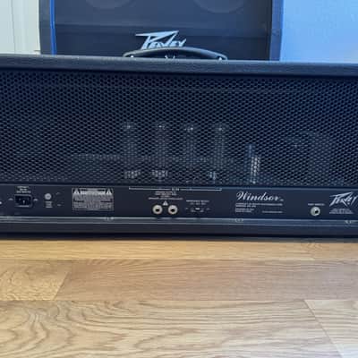 Peavey Windsor 100-Watt 4x12" Guitar Half Stack 2000s - Black and Cream image 3