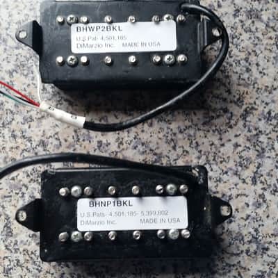 DiMarzio John Petrucci 6 BHNP1B & BHWP2BKL Direct Mount Humbuckers Set image 4