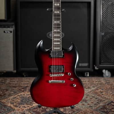 Epiphone SG Prophecy Electric Guitar - Red Tiger Aged Gloss with Hardshell Case - Used image 4