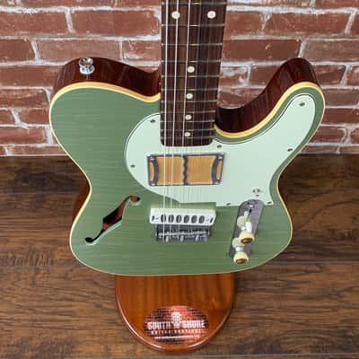 Ronin Betty Thinline "Custom Build" 2020 Pinecrest Green/Natural Redwood 5lbs 9oz  Authorized Dealer image 6