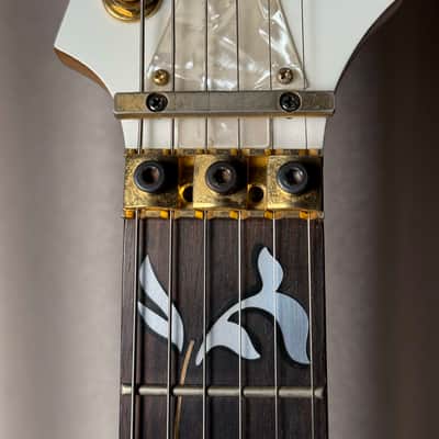 First Year! Ibanez JEM7V-WH Steve Vai Signature with Ebony Fretboard 1993 White image 11