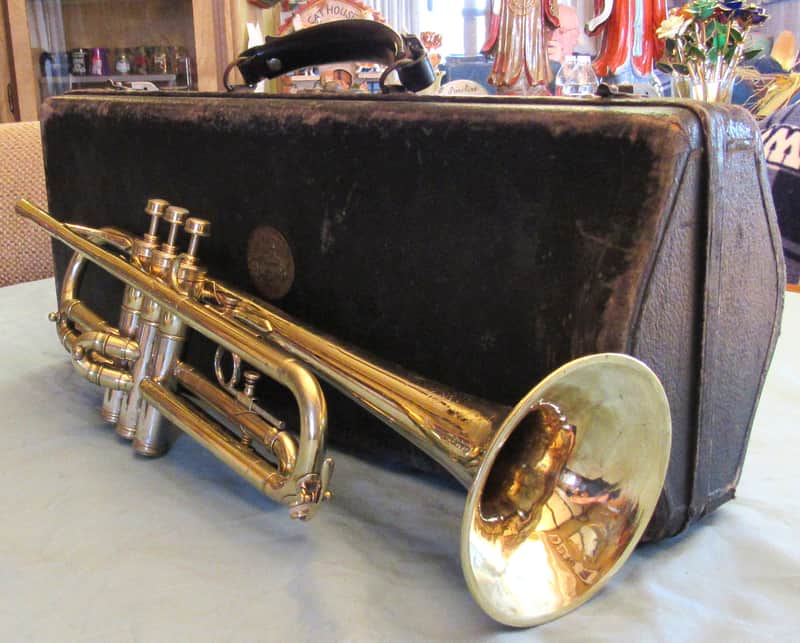 1929 Holton Llewellyn Model pro trumpet, past valve job, fantastic player, VGC image 1