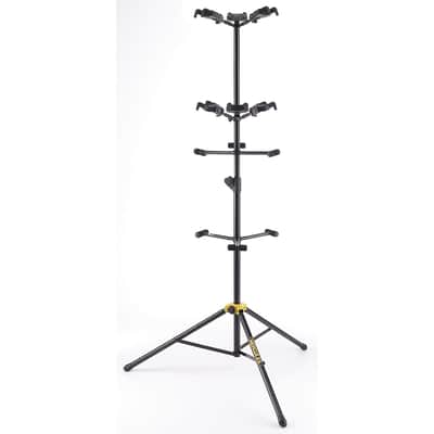 Hercules GS526B Auto Grip 6-Guitar Display Stand w/ Foldable Backrest