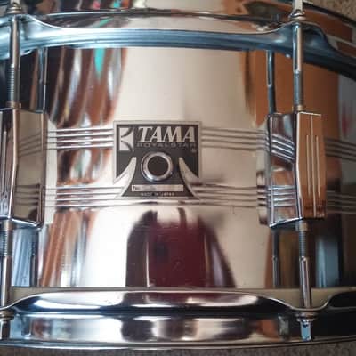 VINTAGE Tama Royalstar DEEP Chrome 6.5  X 14 Snare Drum 8 LUGS MADE IN JAPAN Very Clean !!!! 80s Chrome image 3