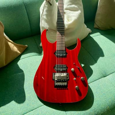 Ibanez Prestige RG2020X - Trans Red 2001 - Transparent Red image 1