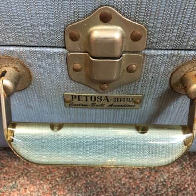 Petosa 1956 Petite Accordion with Original Case Made in Italy image 13
