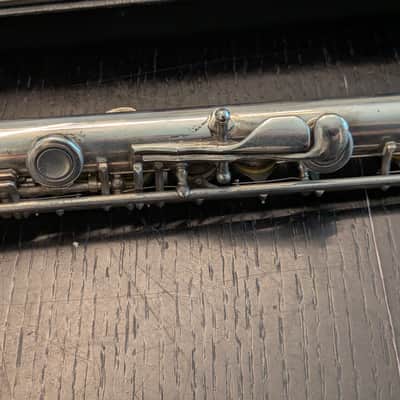 Yamaha YFL-481 Intermediate B-Foot Flute 1990s - Silver image 16