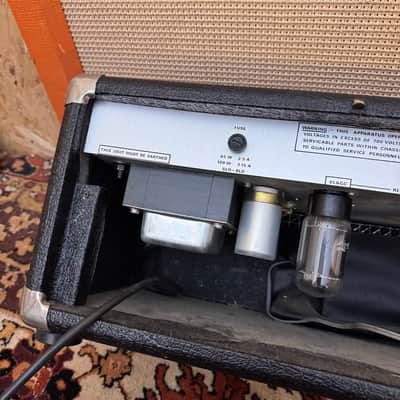 Vintage 1981 ProAmp Ltd 60w 6L6 Valve Guitar Amplifier Head w Pedal Manual 1980s image 12