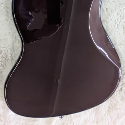 Squier Paranormal Baritone Jazzmaster HH, Laurel board, Black Pickguard, Oxblood image 4