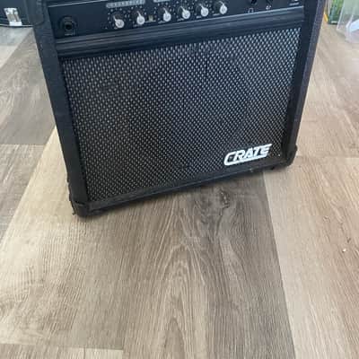 Crate GX-15 2-Channel 12-Watt 1x8" Guitar Practice Amp 1990s - Black image 2