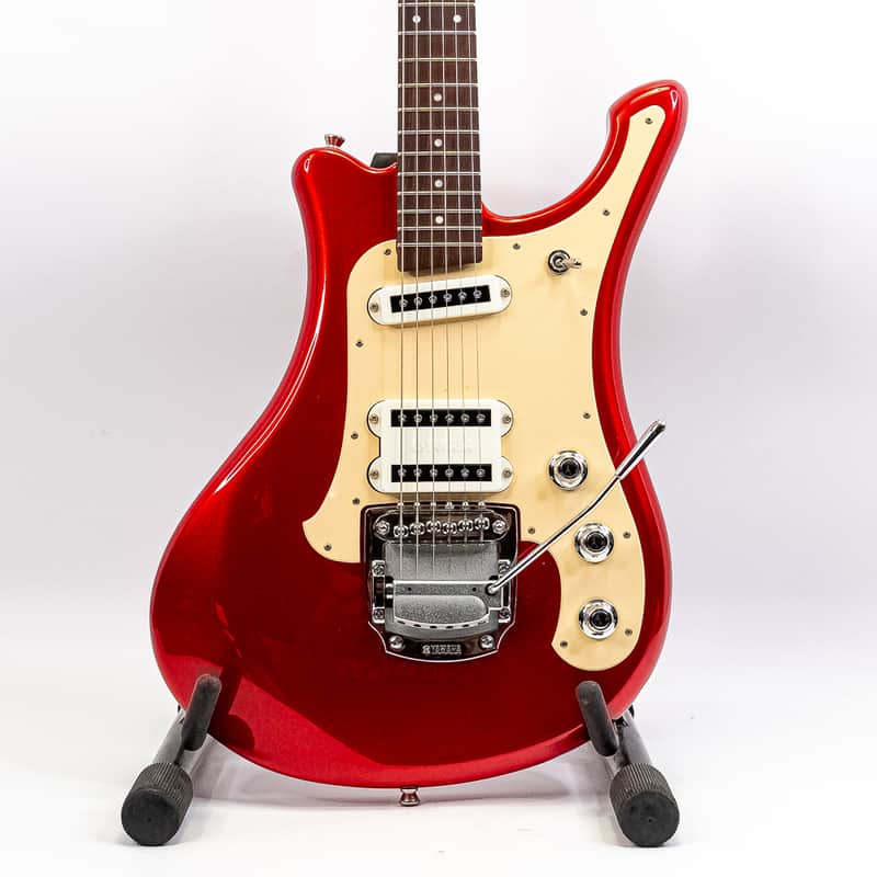 2003 Yamaha SGV-300 Flying Samurai Guitar – Metallic Red – with Hardshell Case image 1