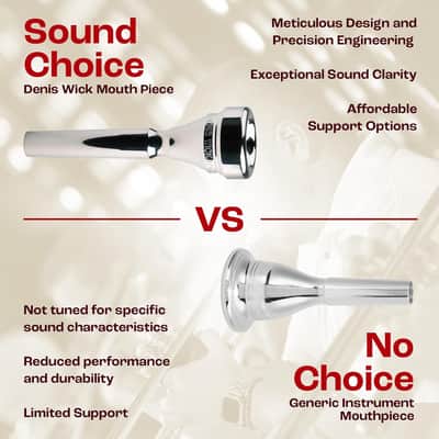Denis Wick Classic Trumpet Mouthpiece Silver Plated, 5882-3 - Barrel Backbore for Balanced Airflow and Tone - Trumpet Accessories for Effortless Articulation 16.75 x 5.05 x 3.7mm image 5
