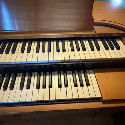 Hammond M3 Organ 1958 Blonde with External Speaker image 2