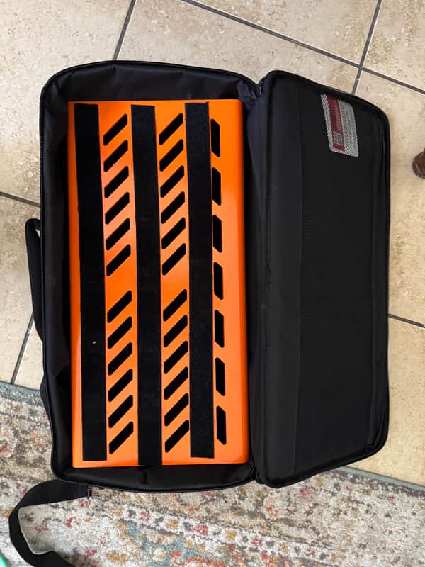 Gator GPB-BAK-OR Large Aluminum Pedalboard with Carry Bag 2010s - Orange image 1