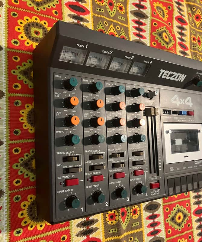 super rare TECZON 4x4 (JHS) Portastudio Cassette Tape Multitrack