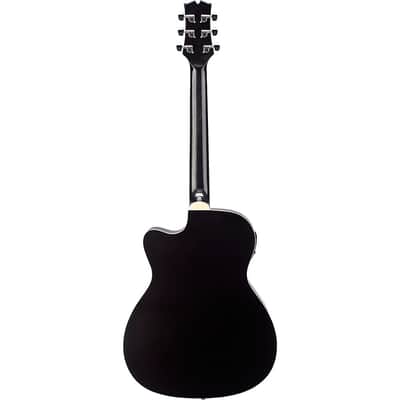 Mitchell O120CEWPM Auditorium Acoustic-Electric Guitar Regular Metallic Black image 12