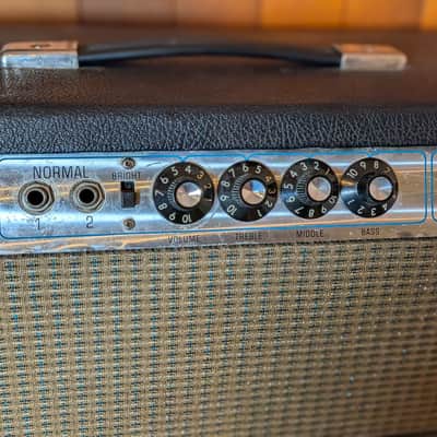 Fender Bassman 100 2-Channel 100w Silverface Guitar Amplifier (1972) image 5