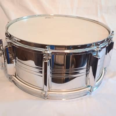 YAMAHA STEEL SNARE DRUM-CHROME-FREE SHIP TO C-USA! image 8